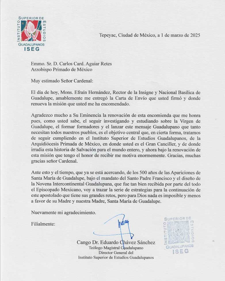 Carta Cardenal Aguiar 1
